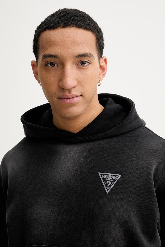 Bavlněná mikina Guess Originals černá M6RQ33.KCPR1