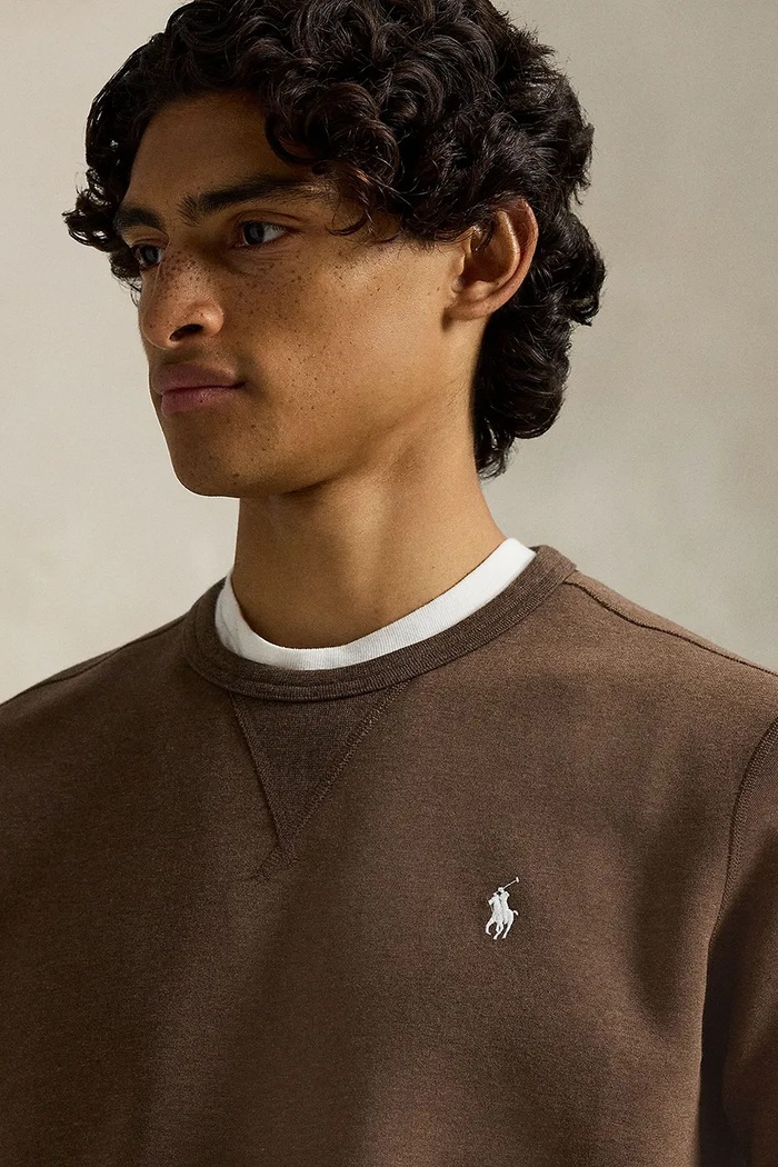Μπλούζα Polo Ralph Lauren καφέ 710961139