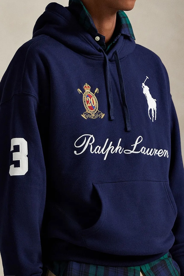 Mikina Polo Ralph Lauren tmavomodrá 710P03957