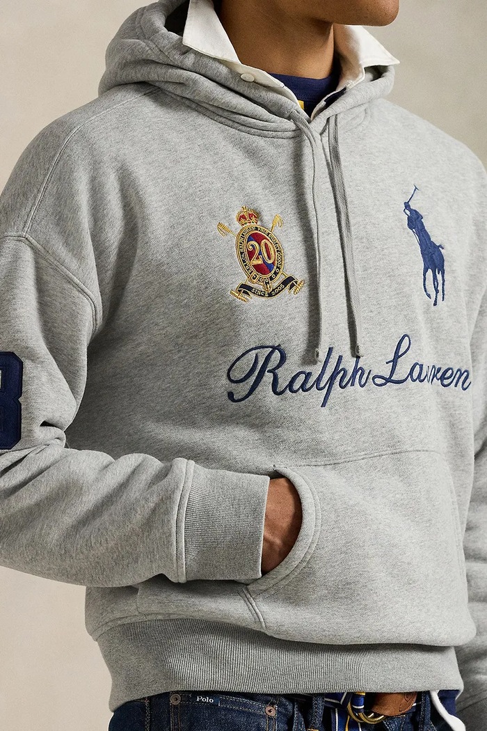 Mikina Polo Ralph Lauren šedá 710P03957