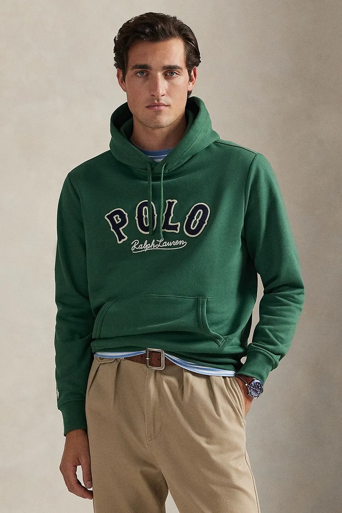 Суичър Polo Ralph Lauren с качулка зелен 710P04872