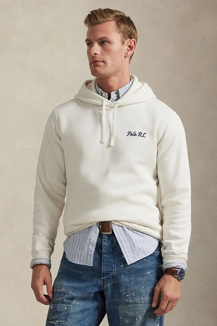 Mikina Polo Ralph Lauren s kapucí béžová 710P05917