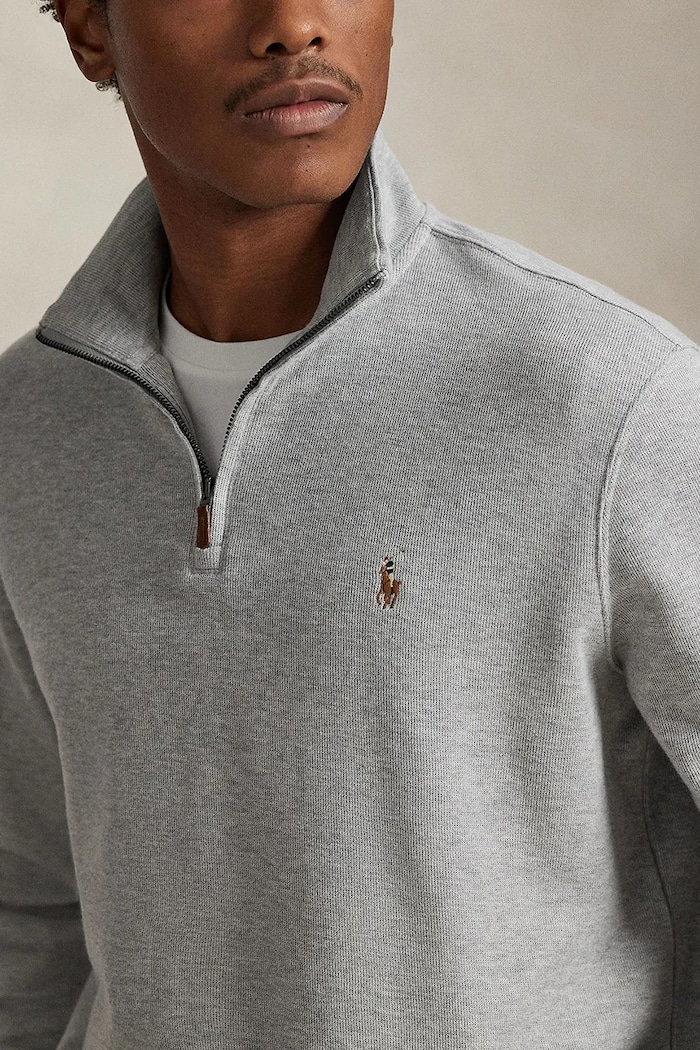 Polo Ralph Lauren bluza męska bawełniana szary 710P07411