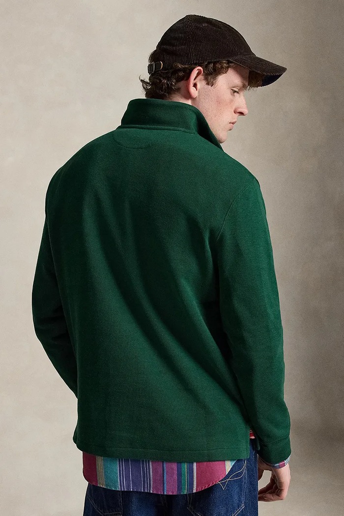 Polo Ralph Lauren hanorac pentru bărbați din bumbac 710P07411 verde SS26