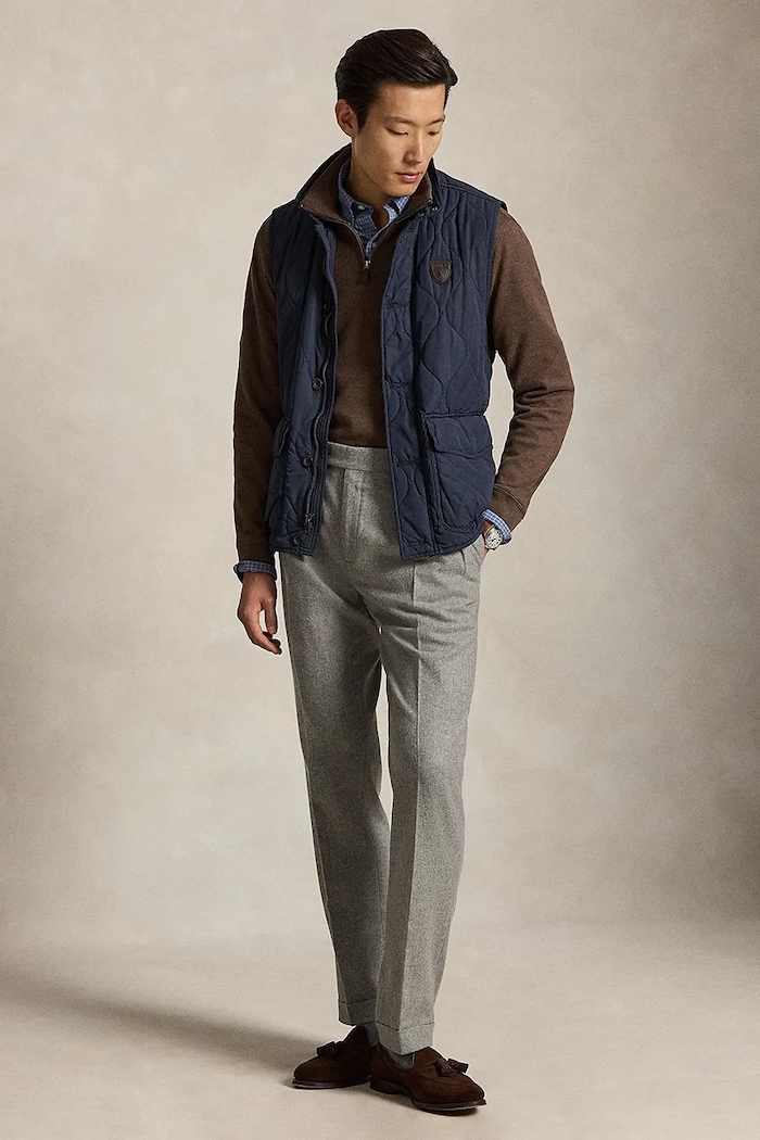 Одежда Polo Ralph Lauren кофта для мужчин из хлопка 710P07411 коричневый