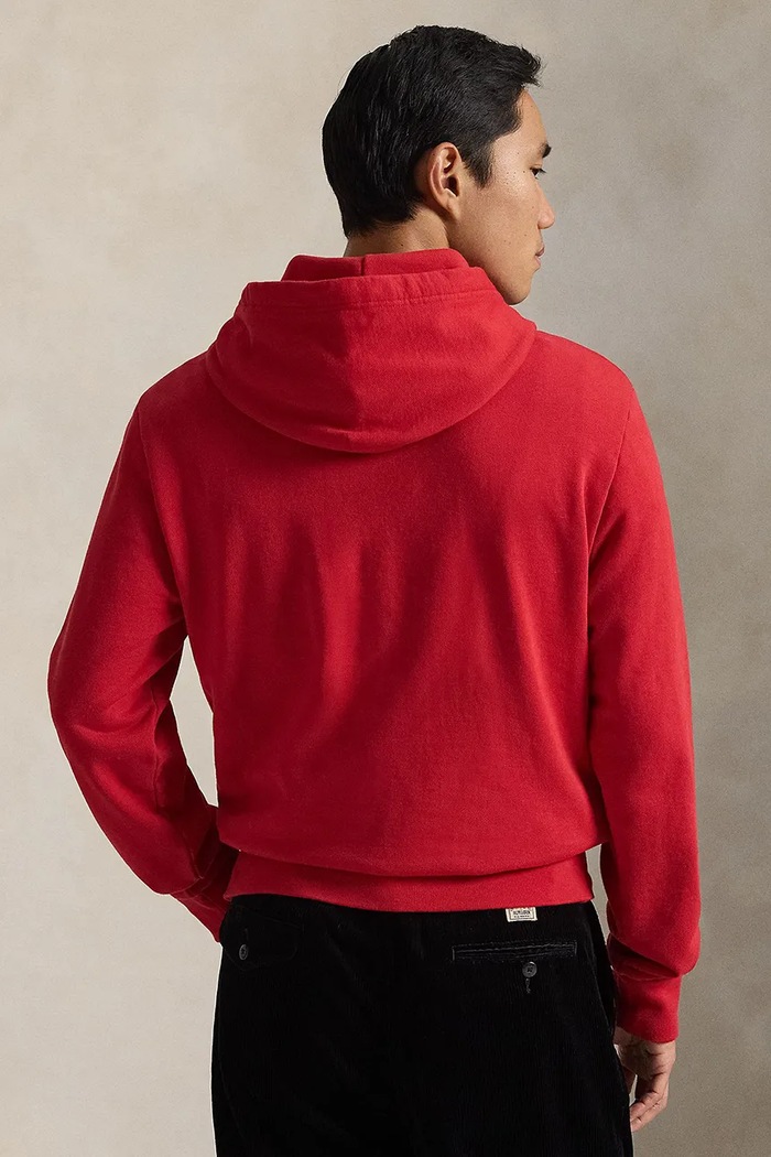 Памучен суичър Polo Ralph Lauren 710P08095 червен SS26