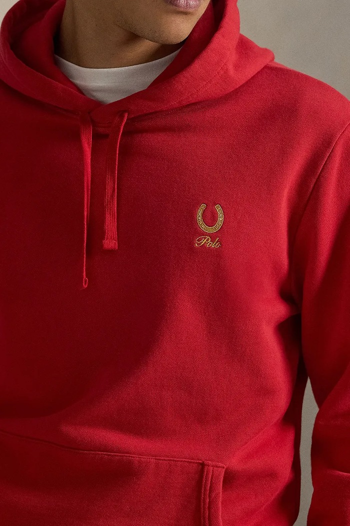 Памучен суичър Polo Ralph Lauren червен 710P08095