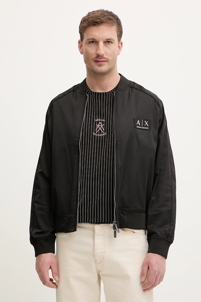 Bomber jakna Armani Exchange Drugo črna XM001836.AF20535