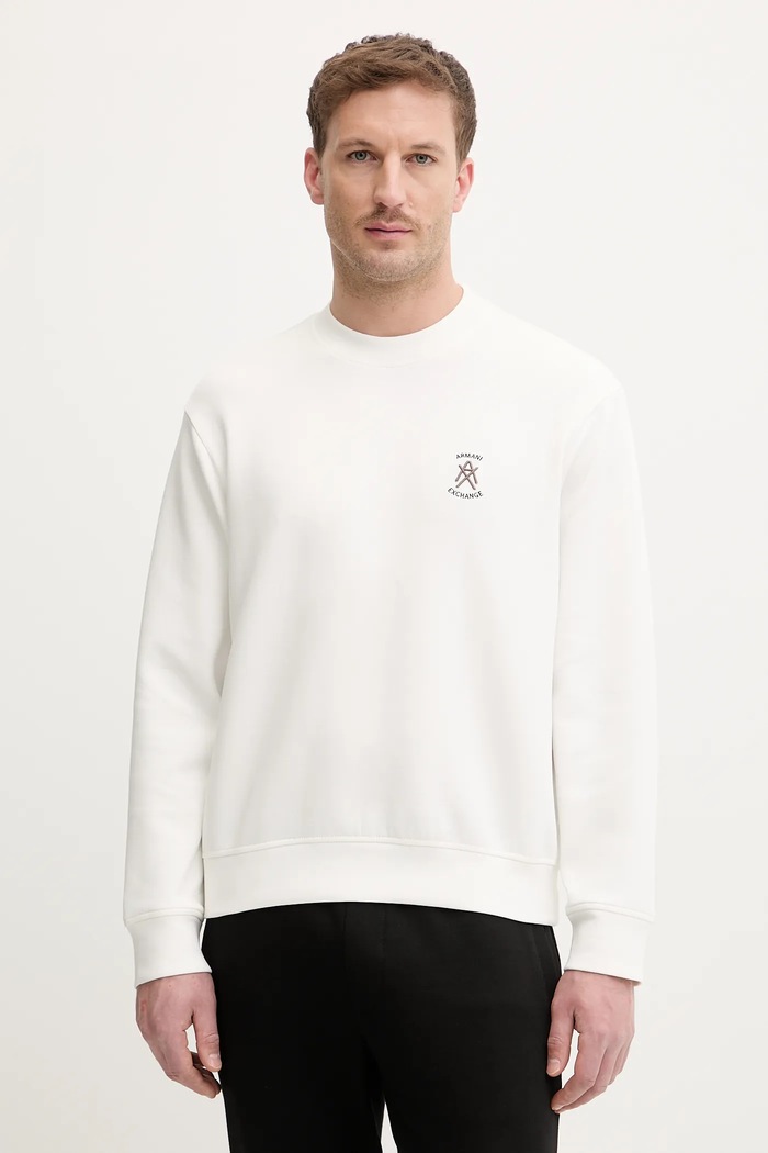 Dukserica Armani Exchange s elastinom bež XM001777.AF10818