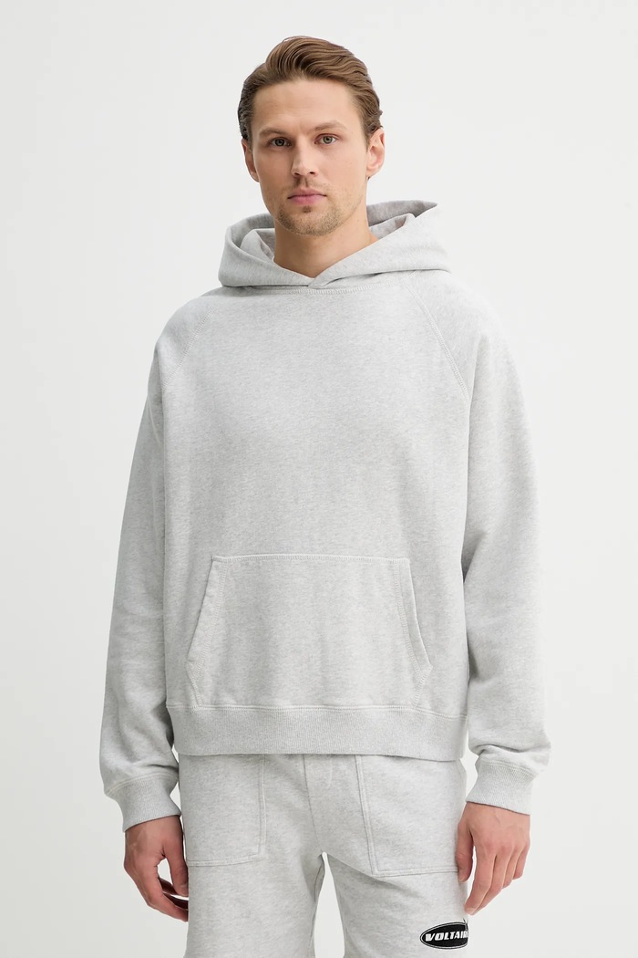 Βαμβακερή μπλούζα ZADIG&VOLTAIRE βαμβάκι γκρί JMSS01321