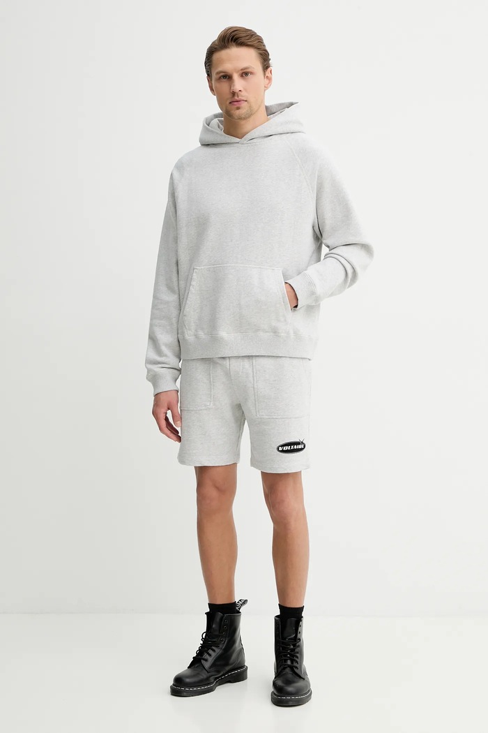 Βαμβακερή μπλούζα ZADIG&VOLTAIRE JMSS01321 γκρί SS26