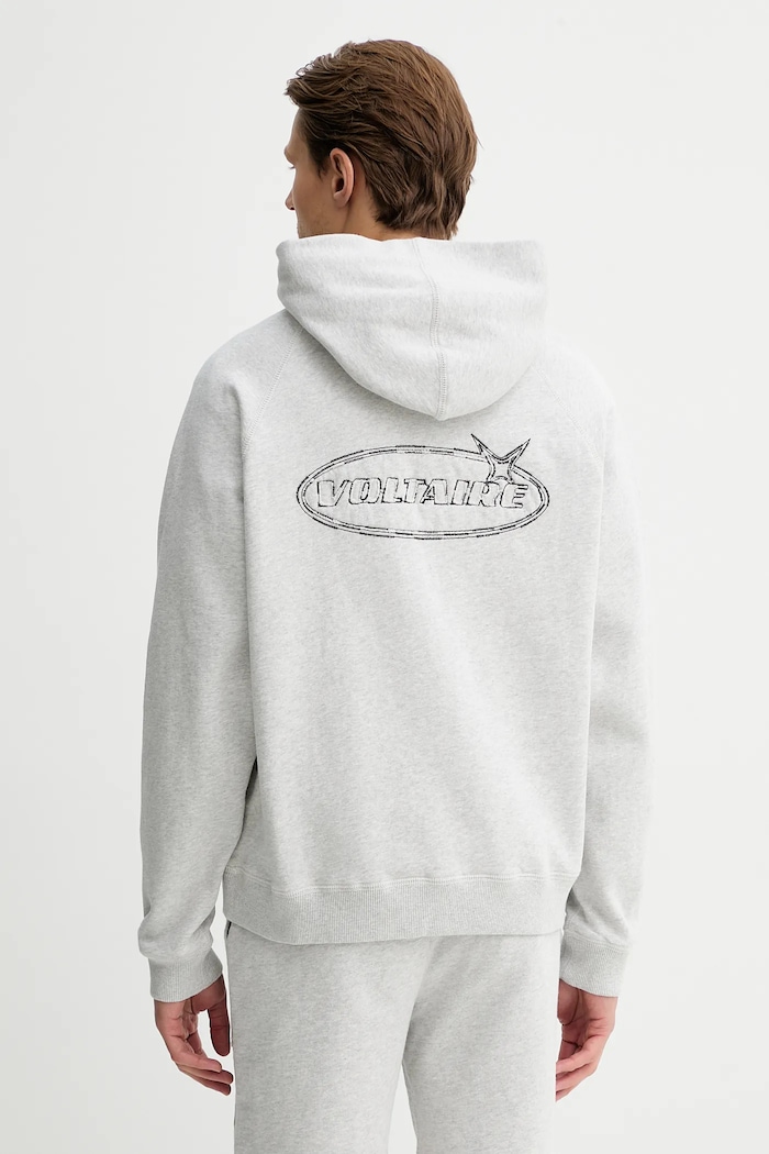 Ρούχα Βαμβακερή μπλούζα ZADIG&VOLTAIRE JMSS01321 γκρί