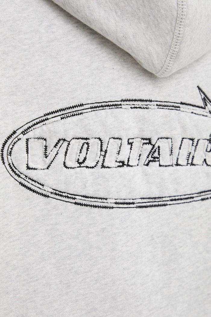 Βαμβακερή μπλούζα ZADIG&VOLTAIRE JMSS01321 γκρί