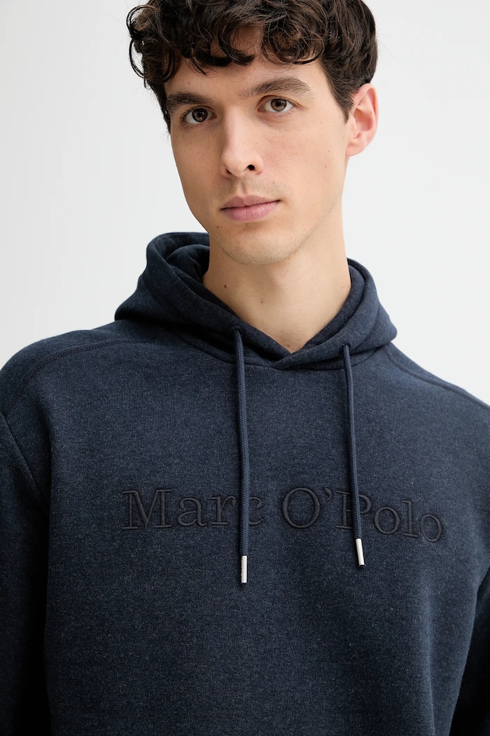 Bavlnená mikina Marc O'Polo tmavomodrá 620400754002