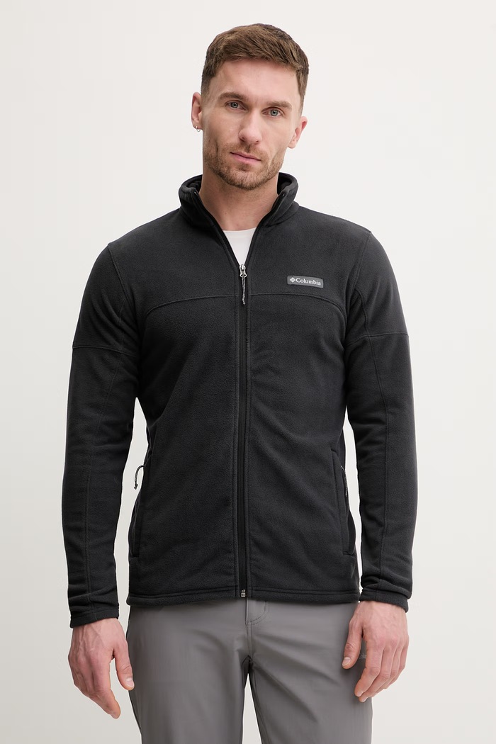Columbia bluza polarowa Basin Trail bez kaptura czarny 1907753.