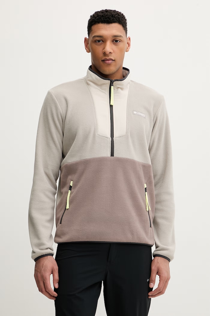 Športni pulover Columbia Sequoia Grove Outdoor siva 2095901