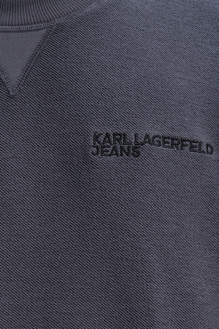 Βαμβακερή μπλούζα Karl Lagerfeld Jeans B1M20056 γκρί