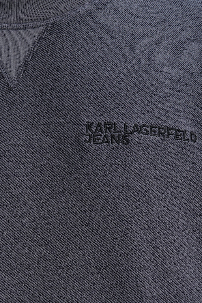 Βαμβακερή μπλούζα Karl Lagerfeld Jeans B1M20056 γκρί