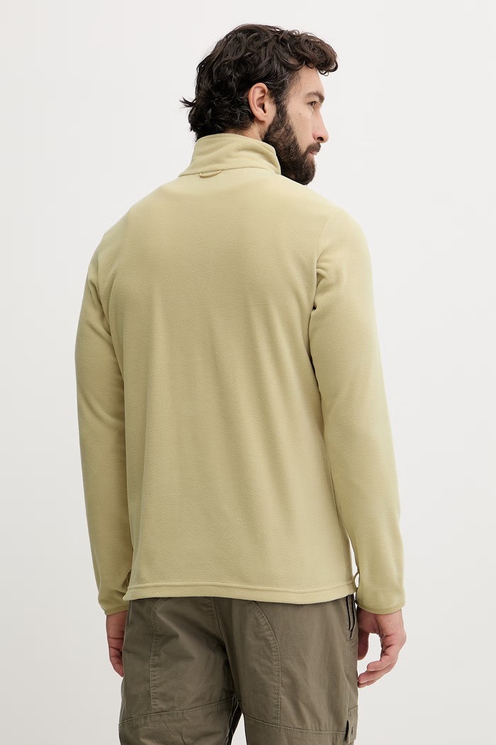 Дрехи Jack Wolfskin суичър с цип мъжки Taunus 100 A65793 бежов