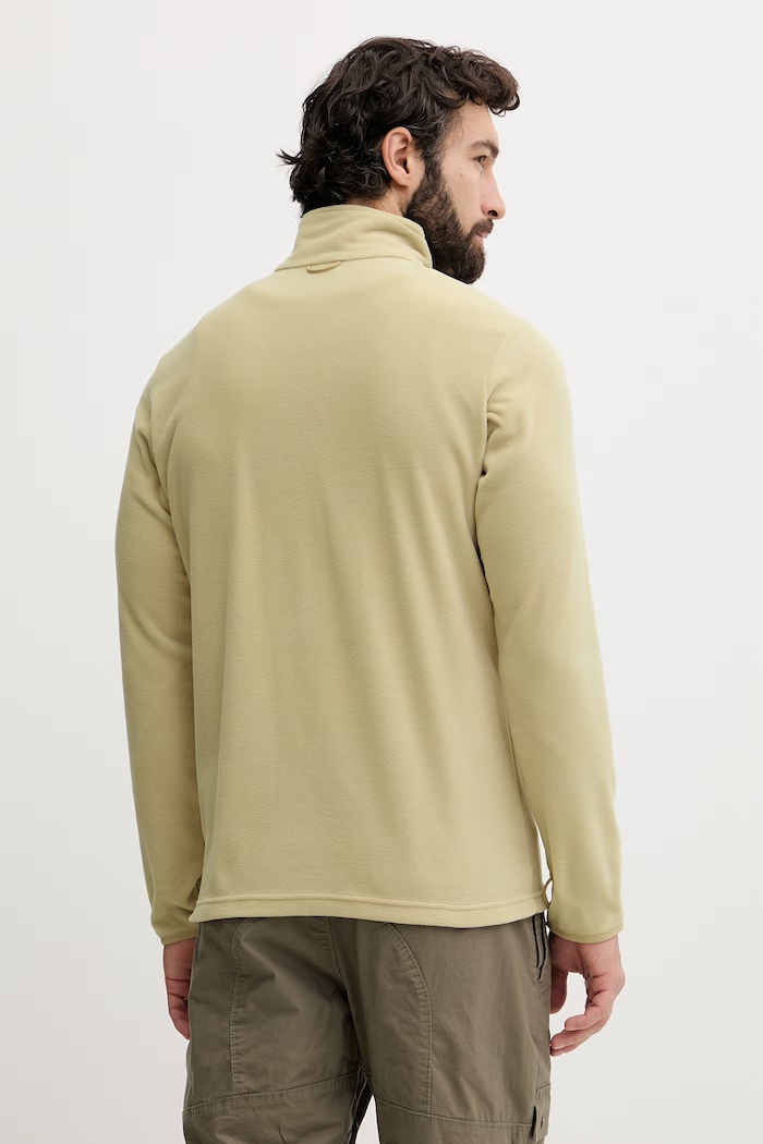 Дрехи Jack Wolfskin суичър с цип мъжки Taunus 100 A65793 бежов