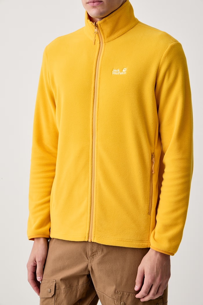 Bluza rozpinana męska Taunus 100 Jack Wolfskin A65793 żółty