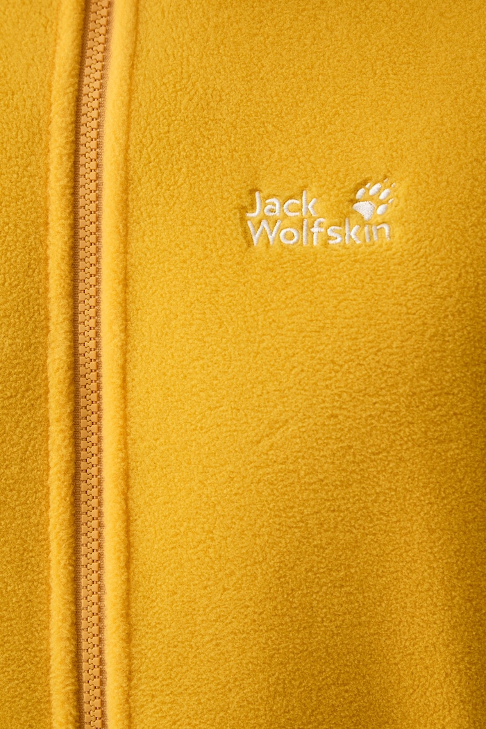 Bluza rozpinana męska Taunus 100 Jack Wolfskin żółty A65793