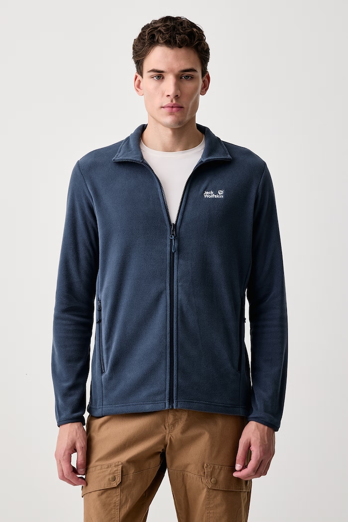 Jack Wolfskin Bluza rozpinana męska Taunus 100 granatowy A65793