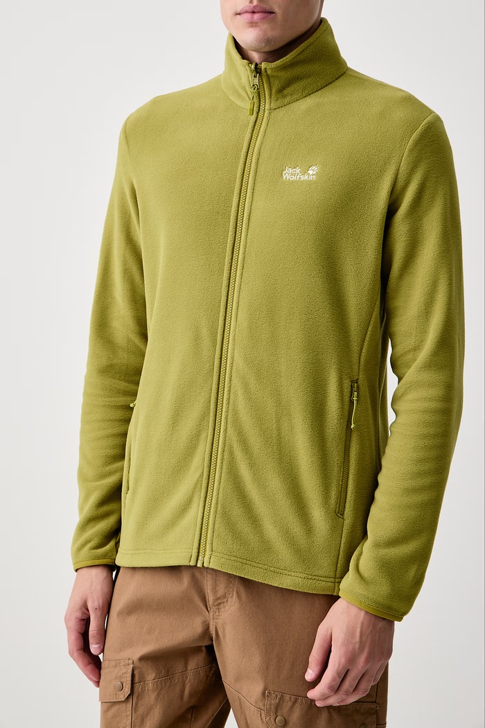 Bluza rozpinana męska Taunus 100 Jack Wolfskin A65793 zielony