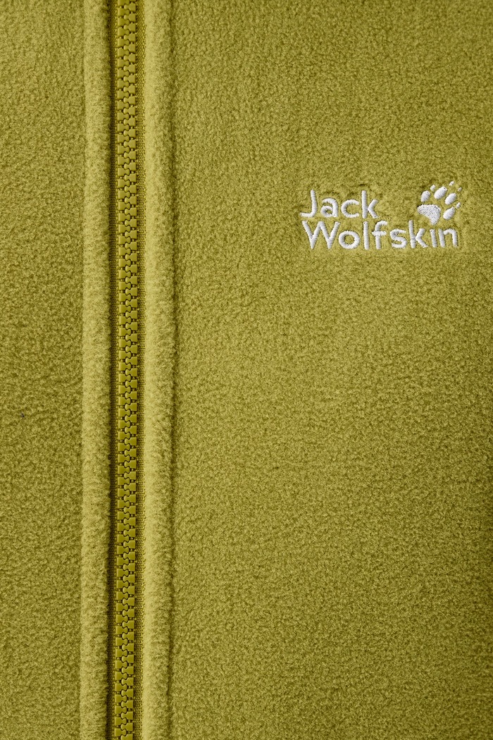 Bluza rozpinana męska Taunus 100 Jack Wolfskin zielony A65793