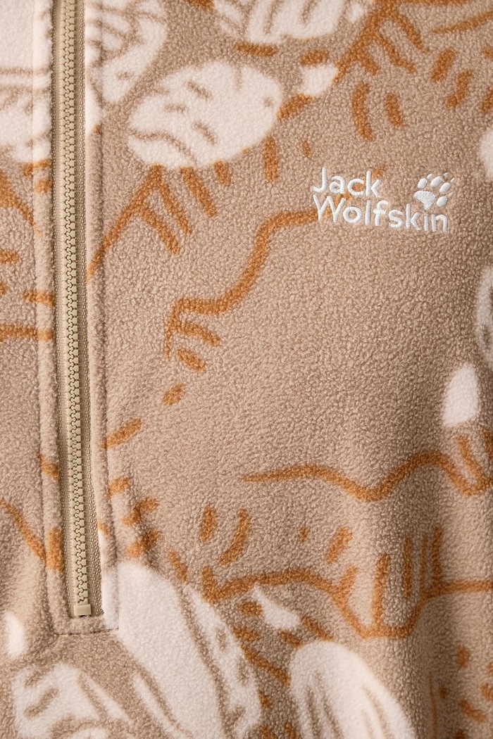 Bluza rozpinana męska Paw Era 100 Jack Wolfskin beżowy A65984