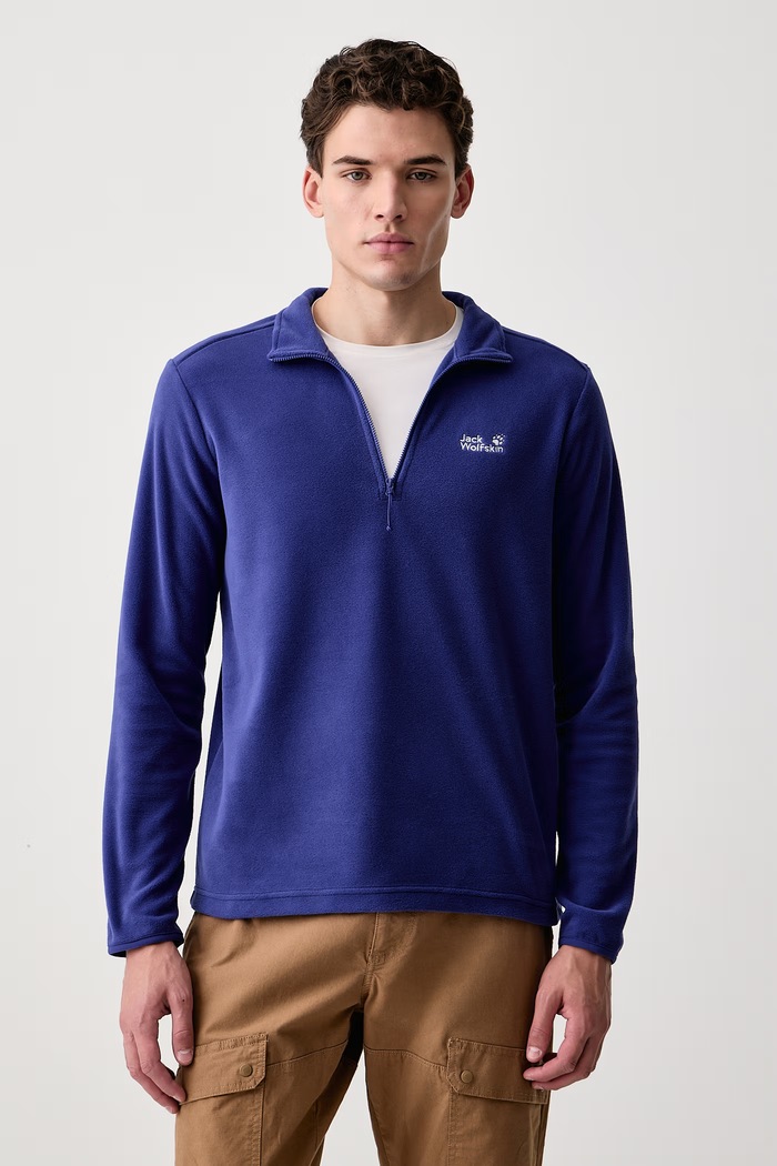 Jack Wolfskin Bluza sportowa męska Taunus 100 fioletowy A65798