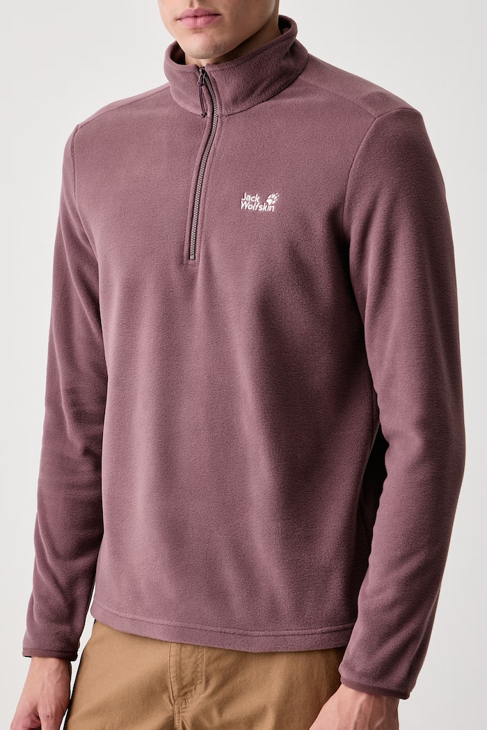 Bluza sportowa męska Taunus 100 Jack Wolfskin A65798 fioletowy