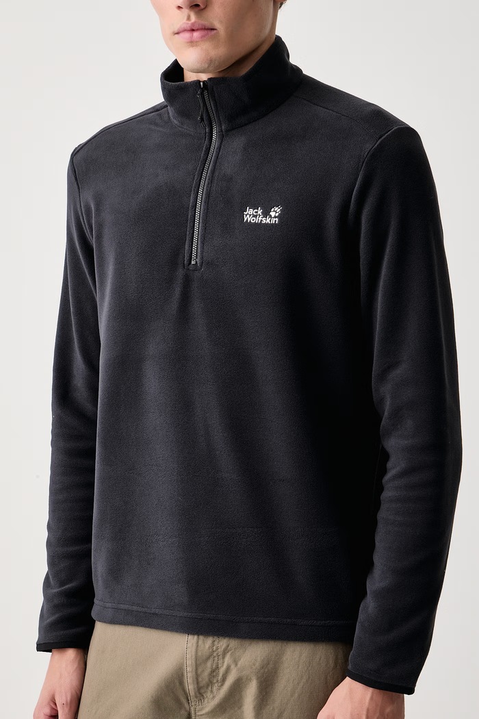 Bluza sportowa męska Taunus 100 Jack Wolfskin A65798 czarny