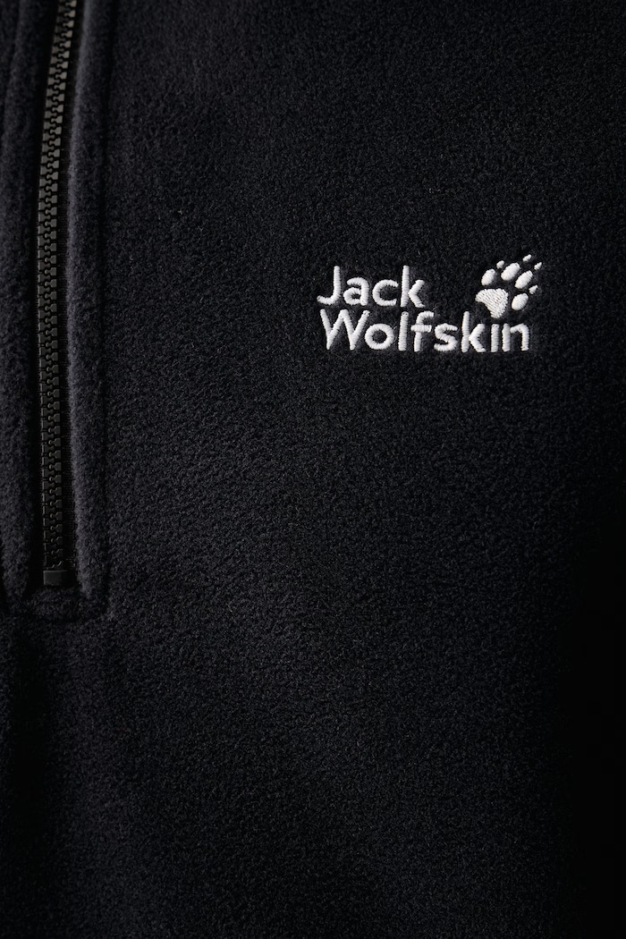 Bluza sportowa męska Taunus 100 Jack Wolfskin czarny A65798