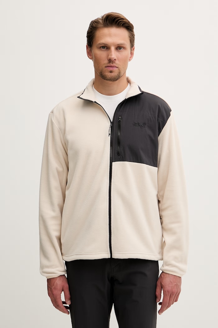 Jack Wolfskin суичър мъжки Sumetro бежов A66041