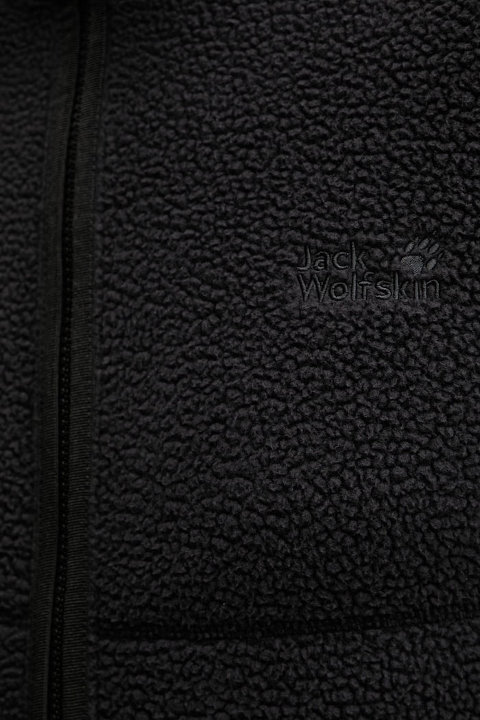 Jack Wolfskin μπλούζα ανδρική Lite Curl A65899 μαύρο