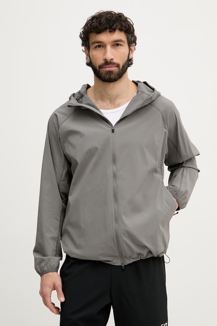 EA7 Emporio Armani športová bunda pánska sivá AF21306.7M001376