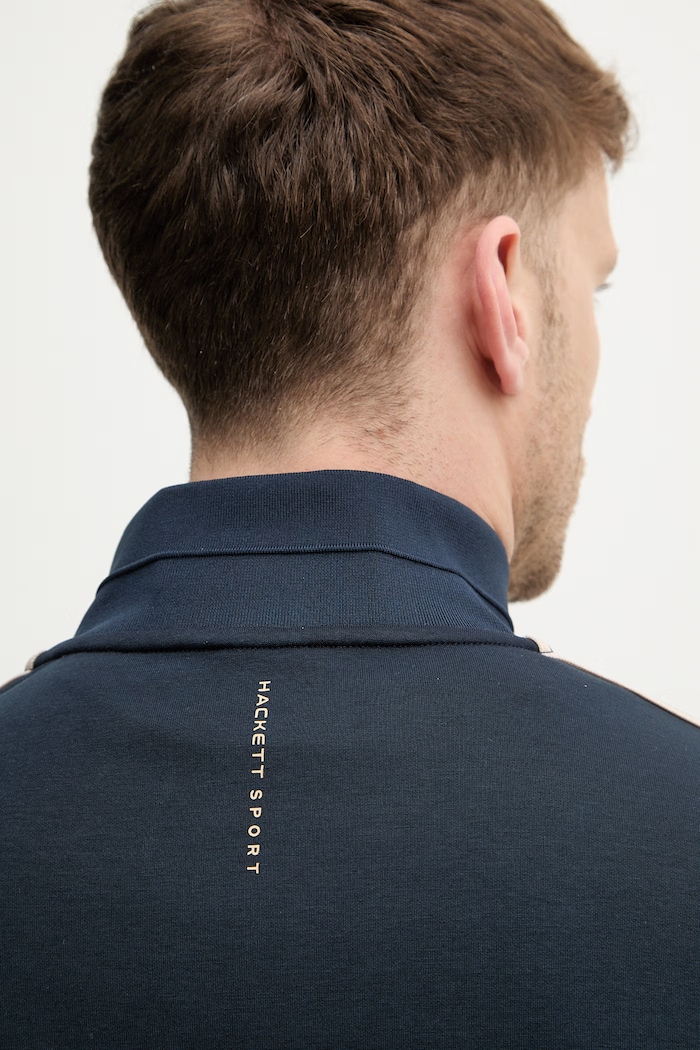 Hackett London bluză HM5800084 bleumarin