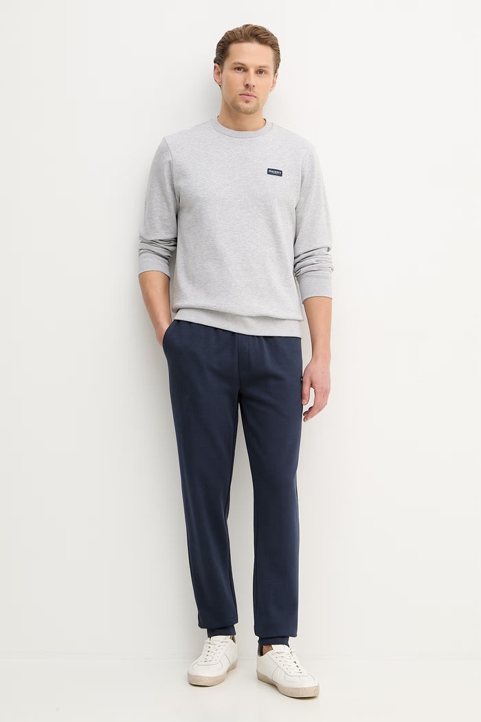 Mikina Hackett London HM5800089 šedá SS26