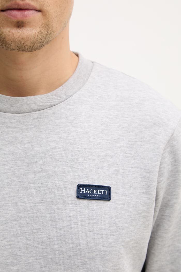 Mikina Hackett London HM5800089 šedá