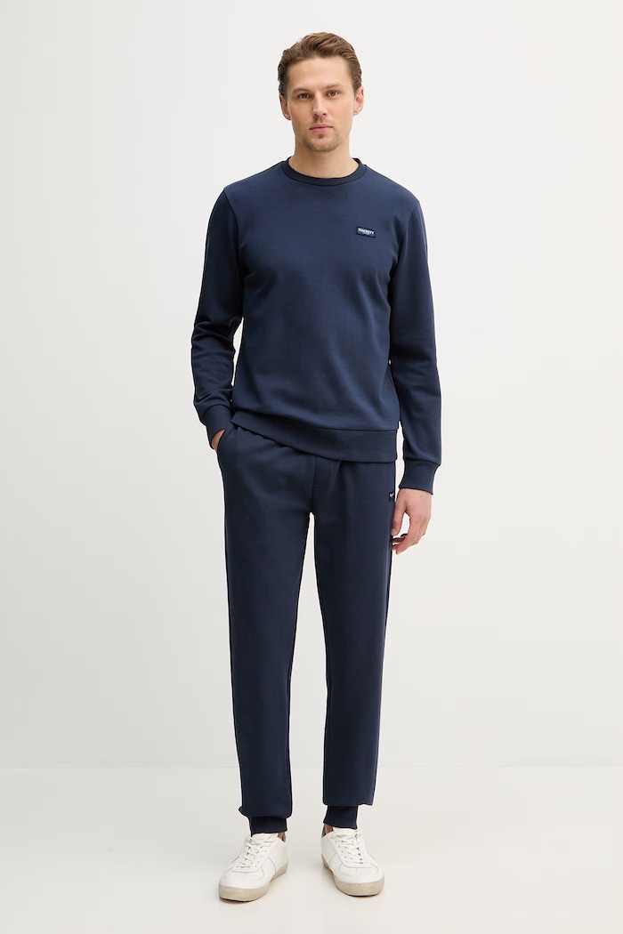 Mikina Hackett London HM5800089 námořnická modř SS26