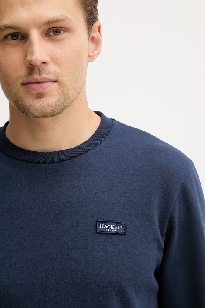 Mikina Hackett London HM5800089 námořnická modř