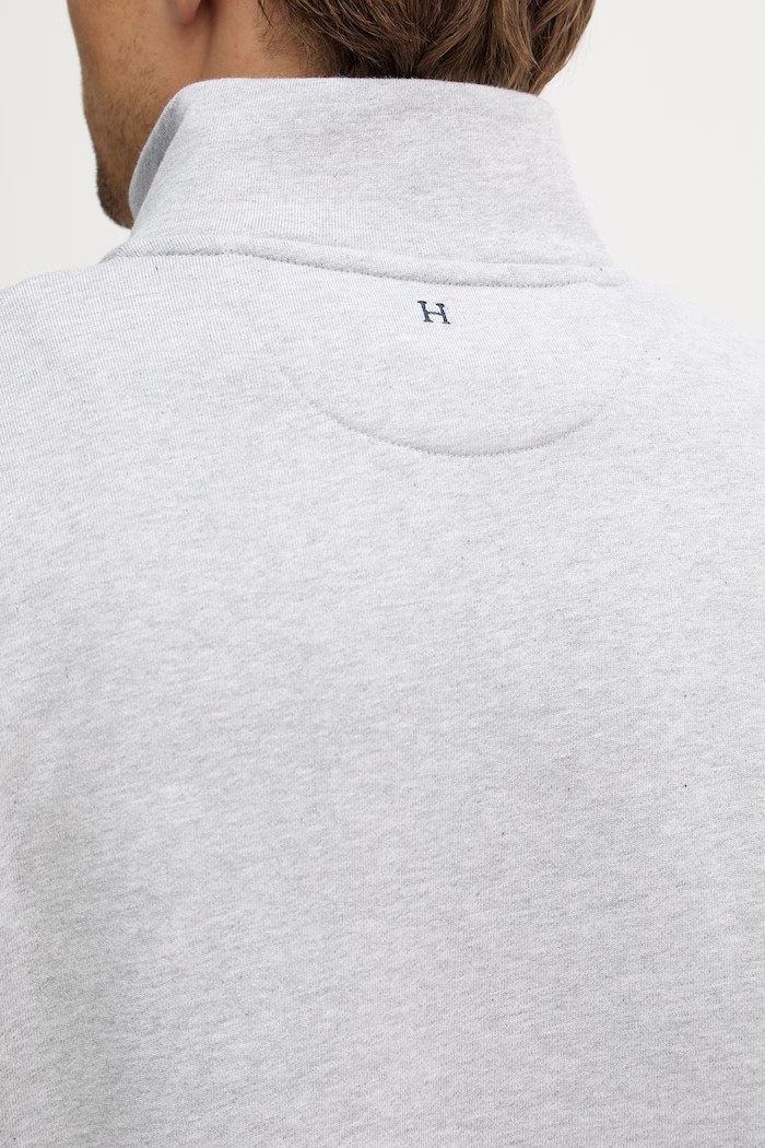 Bavlněná mikina Hackett London HM5800090 šedá