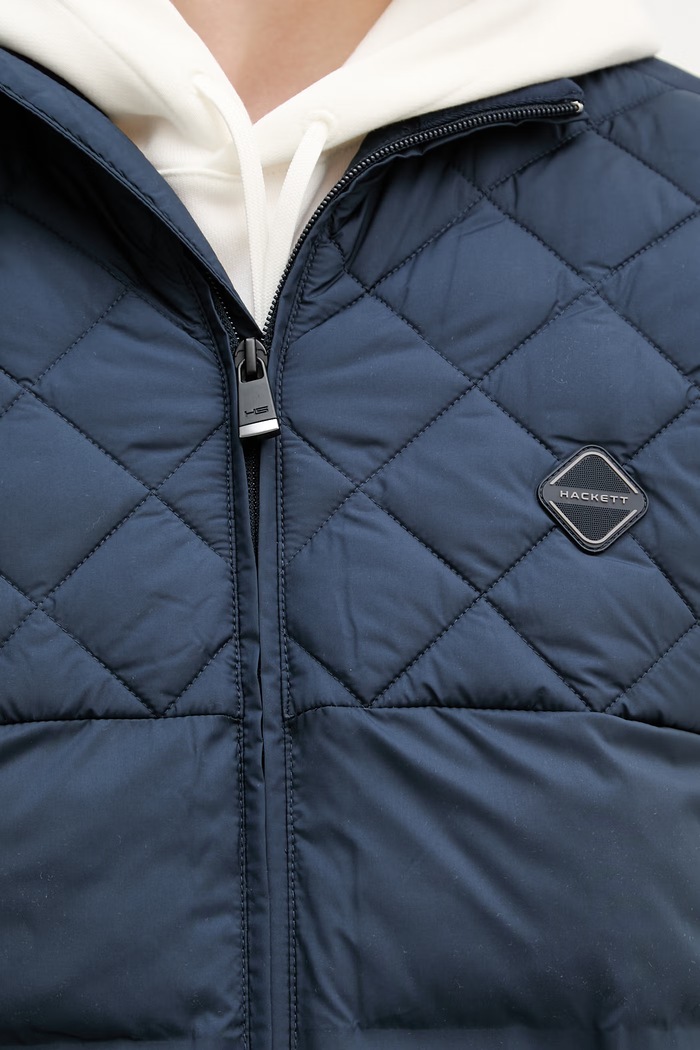 Hackett London brezrokavnik moški HM5800081 mornarsko modra