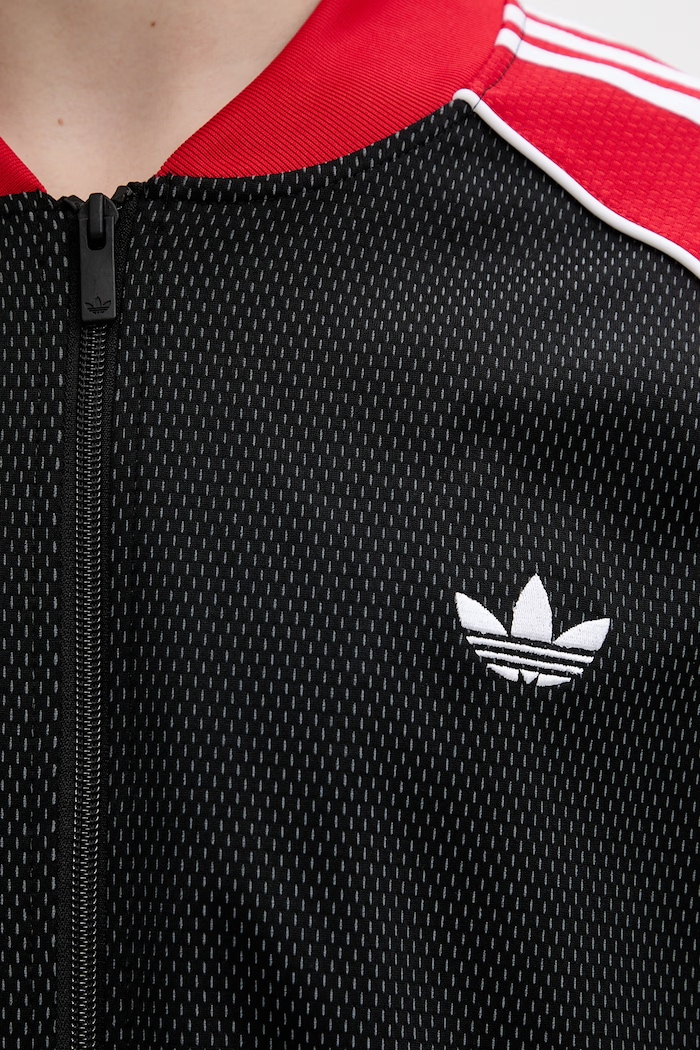 adidas Originals μπλούζα με κουμπιά ανδρική KE0115 μαύρο