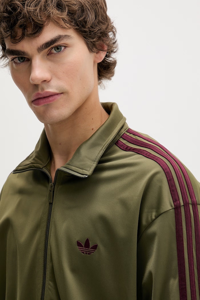 Μπλούζα adidas Originals Firebird πράσινο KE1644