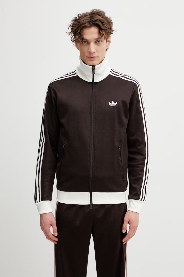 adidas Originals bluza Beckenbauer gładkie brązowy KE1665