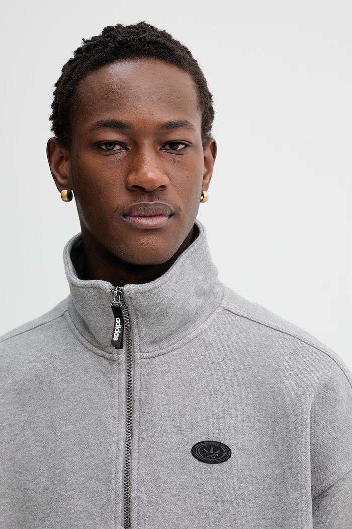 Bavlnená mikina adidas Originals sivá KS6852