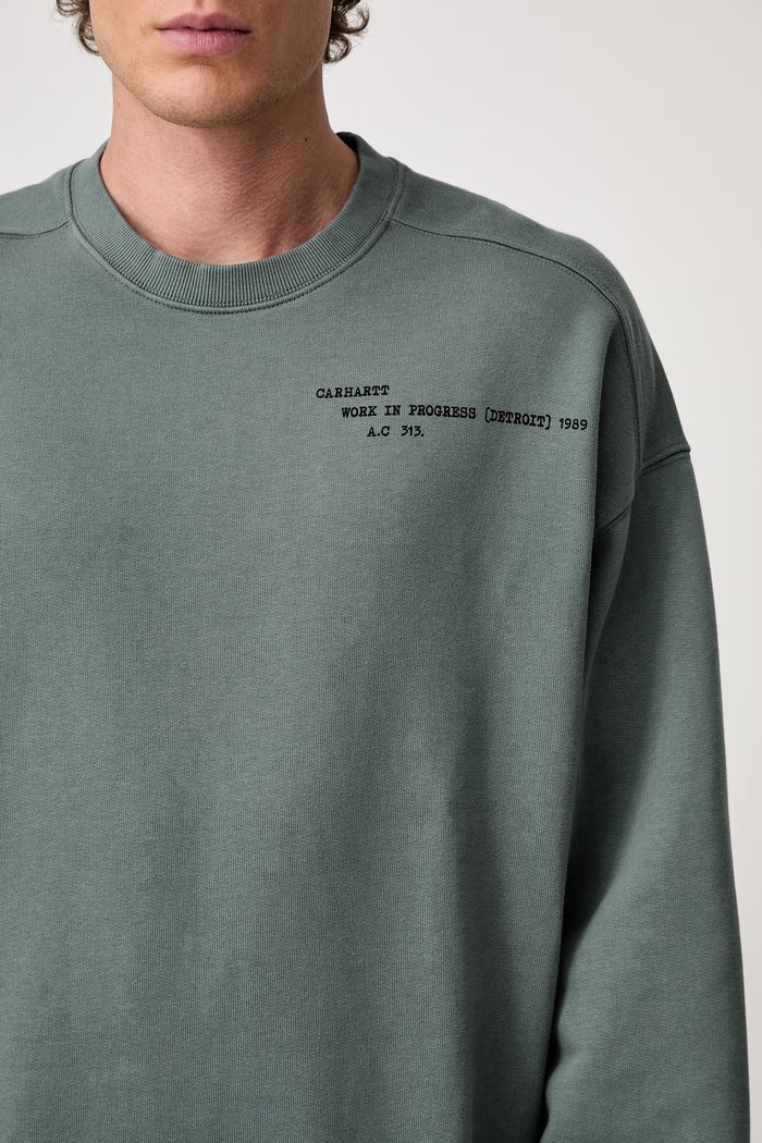 Carhartt WIP Punched Sweat bluza bawełniana męska I036039.3GEXX