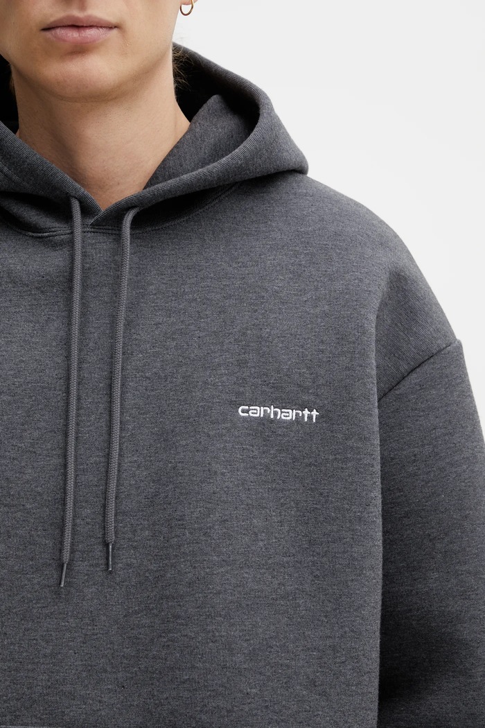 Carhartt WIP sweatshirt Hooded Alda Sweat gray I036055.0D2XX